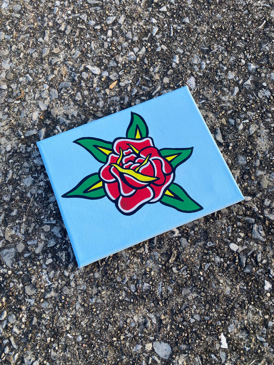 Traditional Rose Canvas