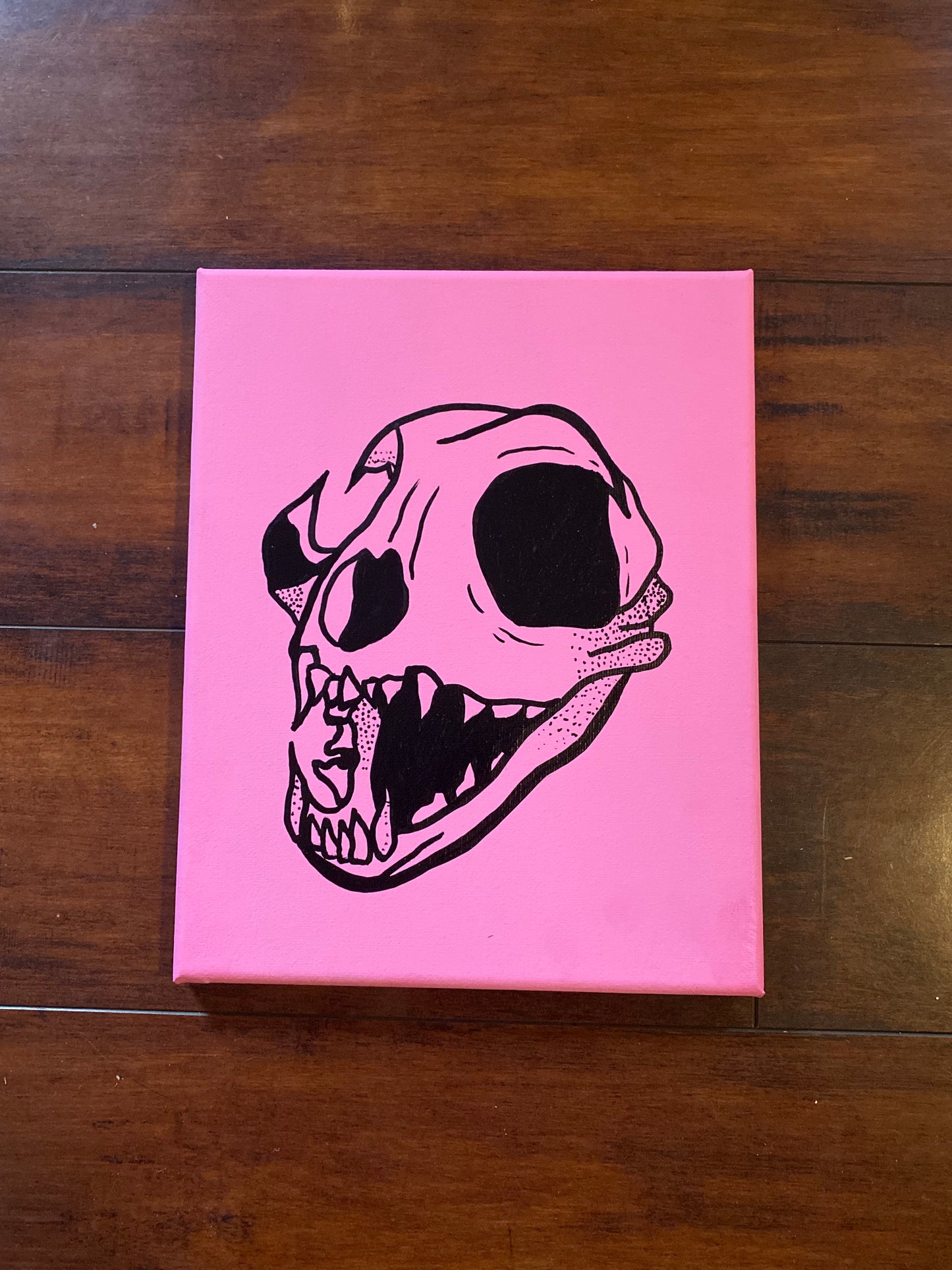Cat Skull Canvas